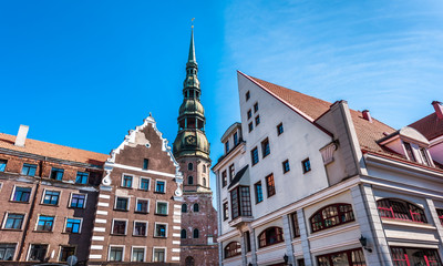 St. Peter's Church in Riga, Latvia