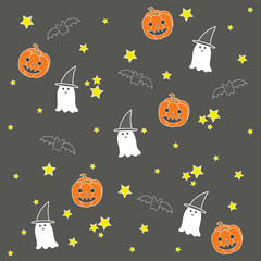 Halloween seamless background.