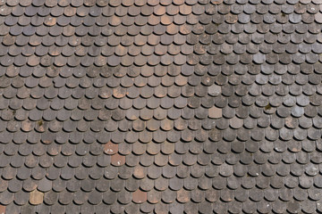 Close Up of Shingles