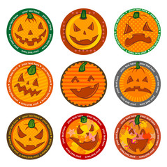 Hallooween Vector drink coasters 