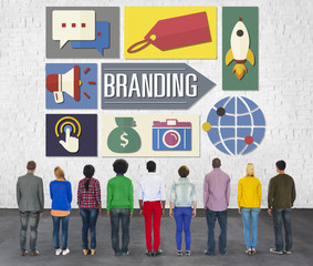 Branding Advertising Business Global Marketing Concept