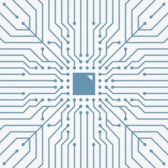 Artistic circuit board background vector decoration two. Useful for computers, IT company, business design.