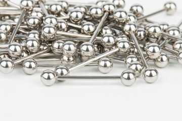 Jewelry for piercing - Stock Image macro.