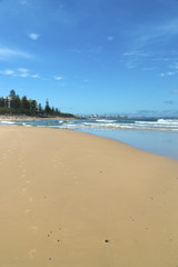 Mooloolaba Beach Vertical Shot