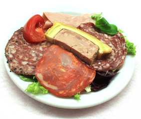 assiette de charcuterie