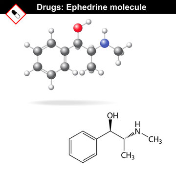 Ephedrine recreational drug structure