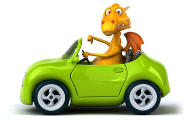 Obraz premium Fun dragon