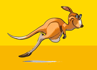 Fun kangaroo