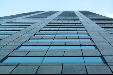 Botton view of palace windows