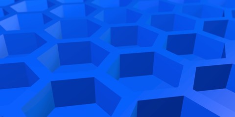 Obraz premium Hexagons background