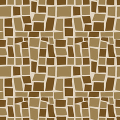 Random geometric background. Seamless pattern.Vector. ランダム四角パターン