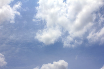 Obraz premium Clouds in the blue sky