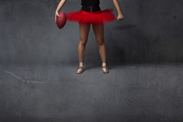 ballerina or football player close up © Garrincha