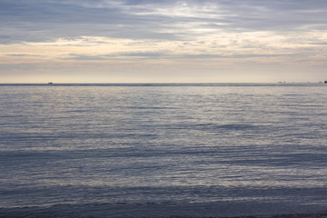 Fototapeta na wymiar morning beach sea and sky