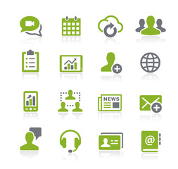Business Network Icons // Natura Series