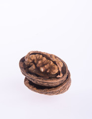nut. walnut on the background