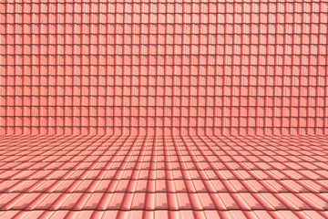 roof texture background perspective room