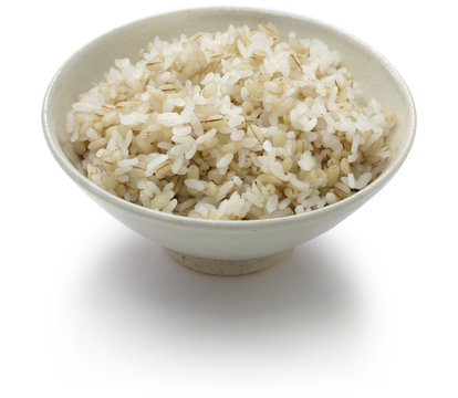 boiled barley and rice
