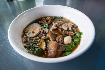  Paste of rice flour, thai food 