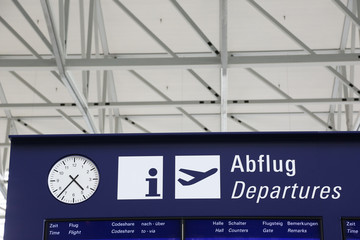Anzeigetafel Flughafen