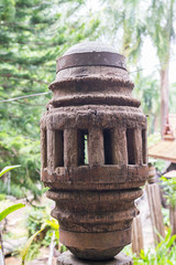 The wood lantern with the amazing style