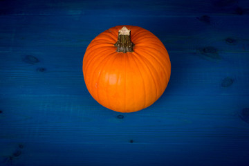 Pumpkin on wooden table