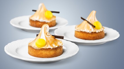 Cream dessert.