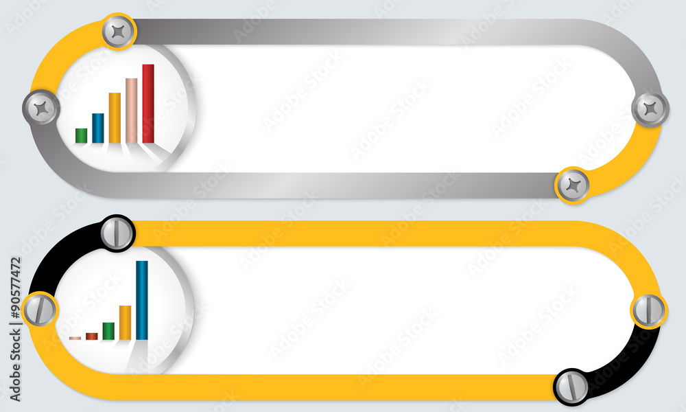 Poster two abstract frames for your text and graph