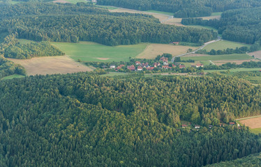Naklejka premium Fränkische Schweiz, Ort Wohlmanngesees