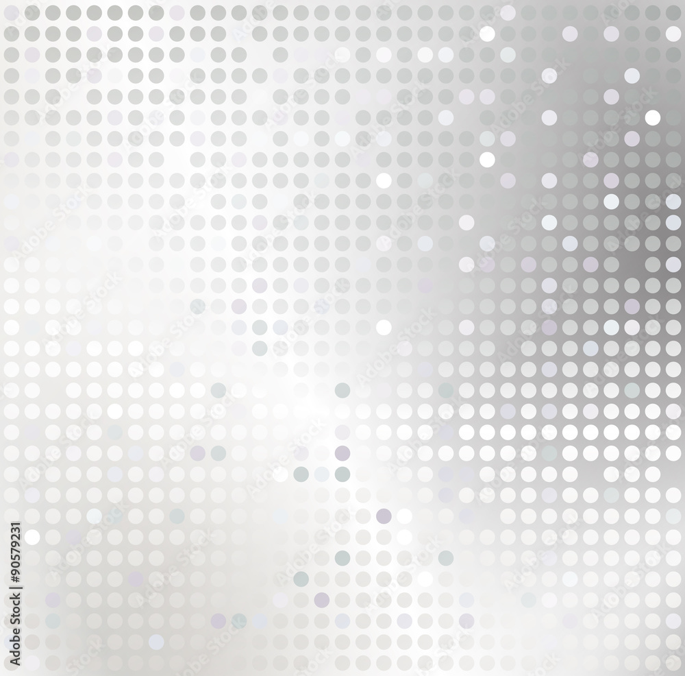 Poster Shiny background with sequins. Template for your design. 