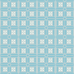 Seamless blue gray geometric vector wallpaper pattern.