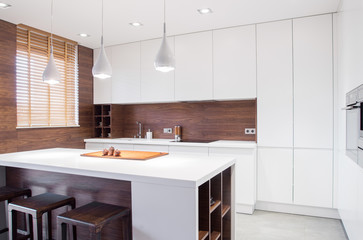 Modern design kitchen interior