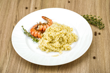 Risotto with prawn