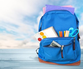 School backpack.