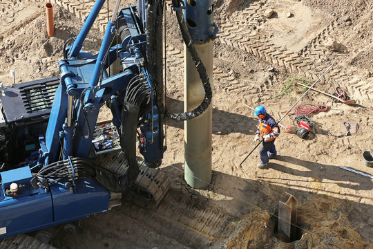 Draufsicht Drehbohrger&auml;t