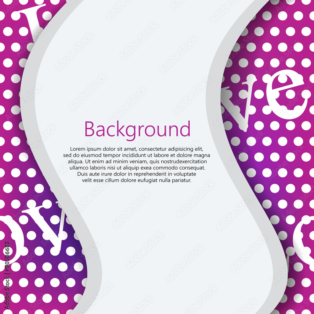 Poster seamless vector abstract background. vector booklet list.