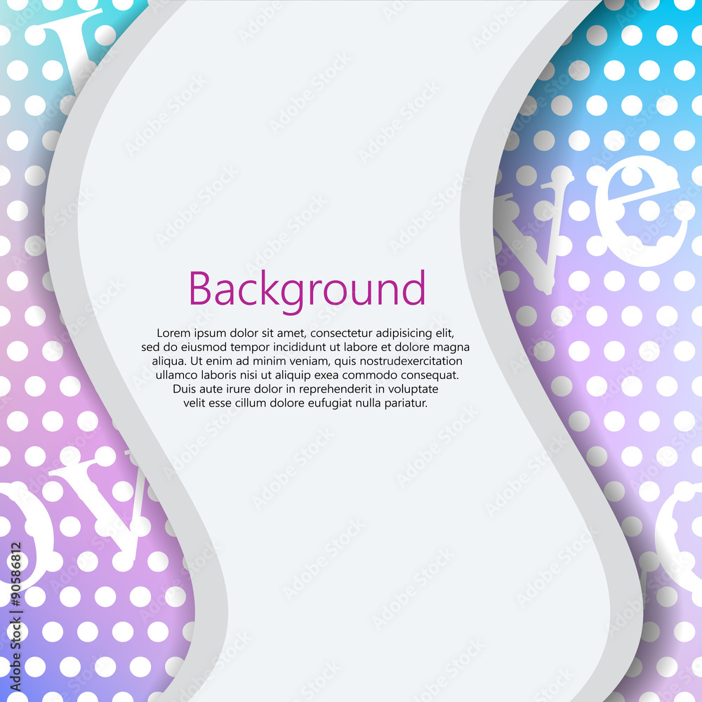 Poster seamless vector abstract background. vector booklet list.