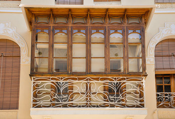 Andalusian sunny balcony, Ubeda, Spain