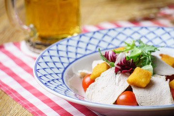 salad in the bar