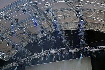 Fototapeta premium Spotlights close up