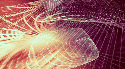 Energy, fractal modern background for modern design