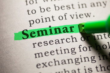 Obraz premium seminar