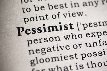 Obraz premium pessimist