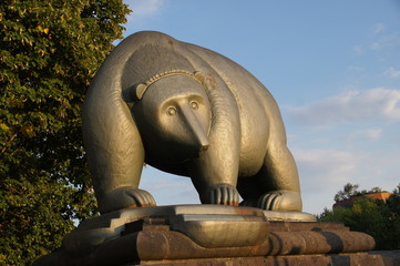 Bronzestatue Berliner Bär