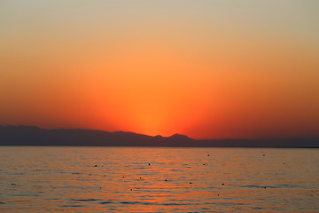 Obraz premium Beautiful sunset
