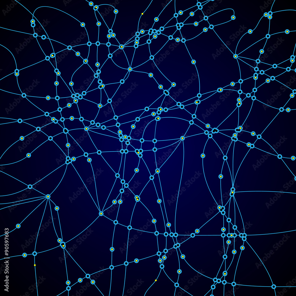 Poster Background with grid of dotted lines