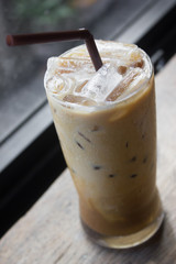 Iced coffee.