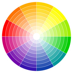 Obraz premium color wheel 12-colors
