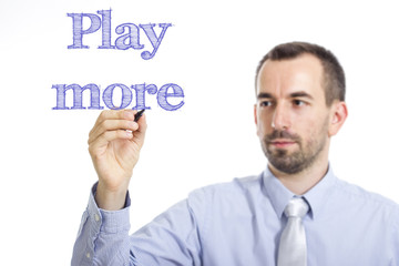 Naklejka premium Play more