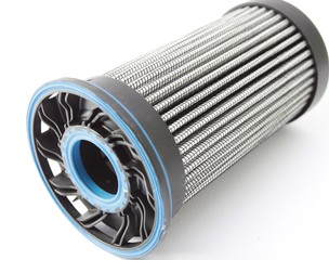 Fuel filter isolated on white background